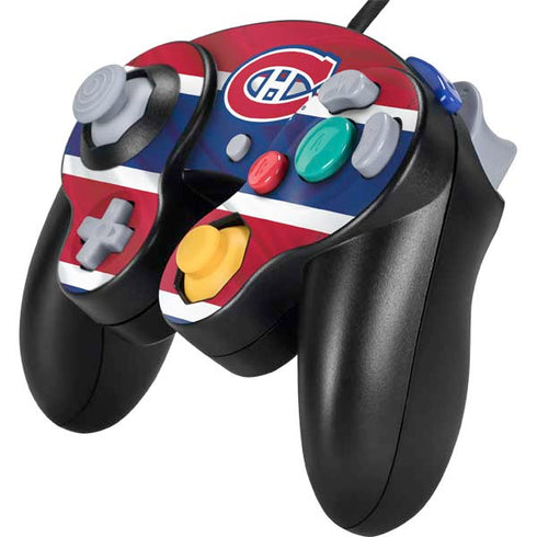 NHL Montreal Canadiens Home Jersey Nintendo GameCube Controller Skin