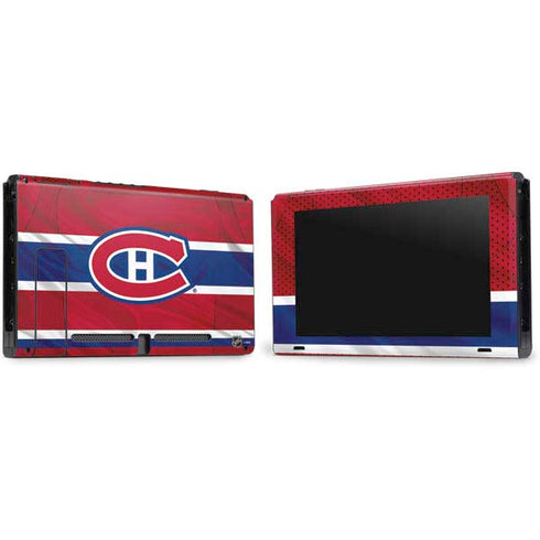 NHL Montreal Canadiens Home Jersey Nintendo Switch Bundle Skin