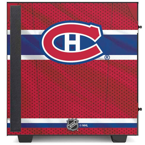 NHL Montreal Canadiens Home Jersey NZXT H510 Compact ATX Mid-Tower Case Skin