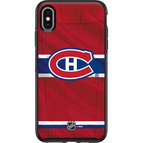 NHL Montreal Canadiens Home Jersey Otterbox Symmetry iPhone Skin