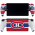 NHL Montreal Canadiens Home Jersey PlayStation Portal Remote Player Skin