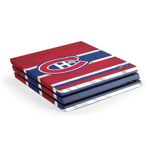 NHL Montreal Canadiens Home Jersey PS4 Pro Console Skin