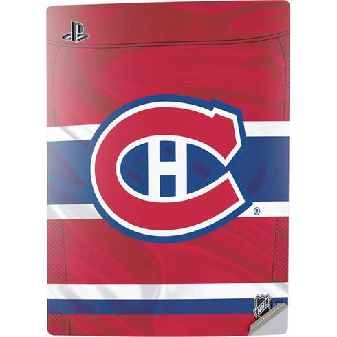 NHL Montreal Canadiens Home Jersey PS5 Digital Edition Console Skin