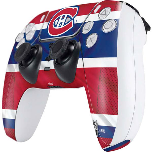 NHL Montreal Canadiens Home Jersey PS5 Controller Skin