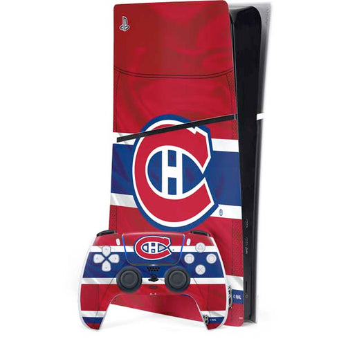 NHL Montreal Canadiens Home Jersey PS5 Slim Digital Edition Bundle Skin