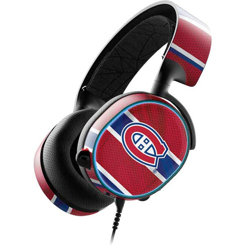 NHL Montreal Canadiens Home Jersey SteelSeries Arctis 3 Skin