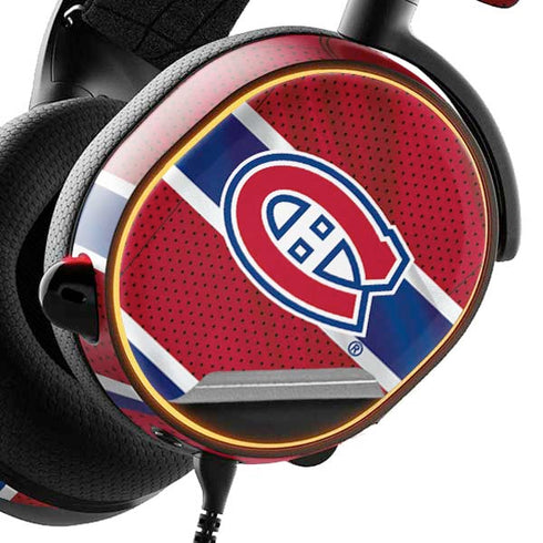 NHL Montreal Canadiens Home Jersey SteelSeries Arctis 5 Skin