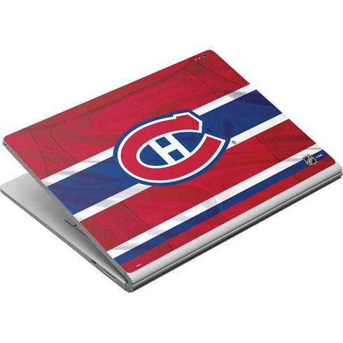 NHL Montreal Canadiens Home Jersey Surface Book Skin