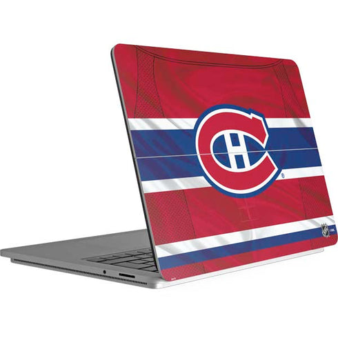 NHL Montreal Canadiens Home Jersey Surface Laptop Studio Skin