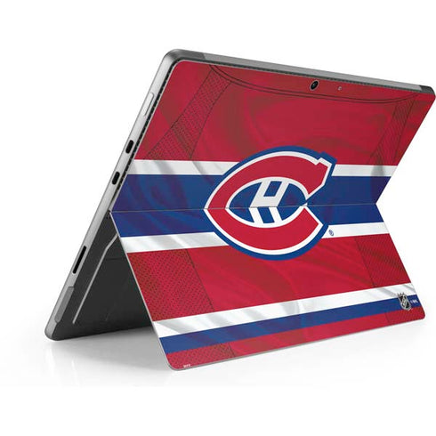 NHL Montreal Canadiens Home Jersey Surface Pro 8 Skin