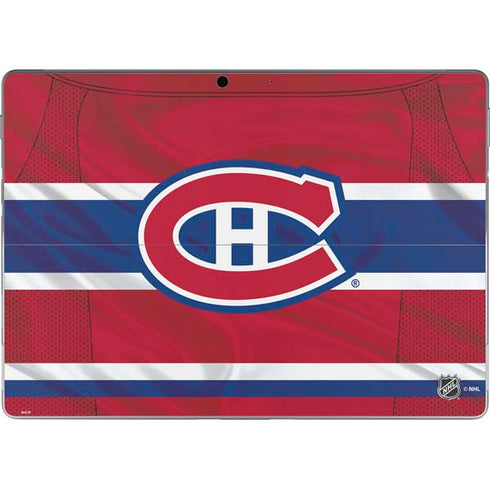 NHL Montreal Canadiens Home Jersey Surface Pro 9 Skin