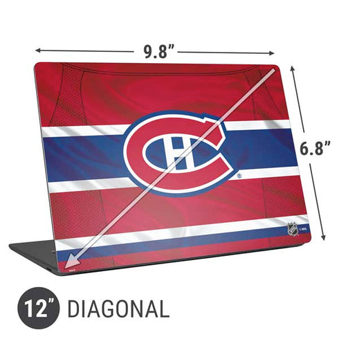 NHL Montreal Canadiens Home Jersey Universal Laptop 12in (9.8 x 6.8in) Skin
