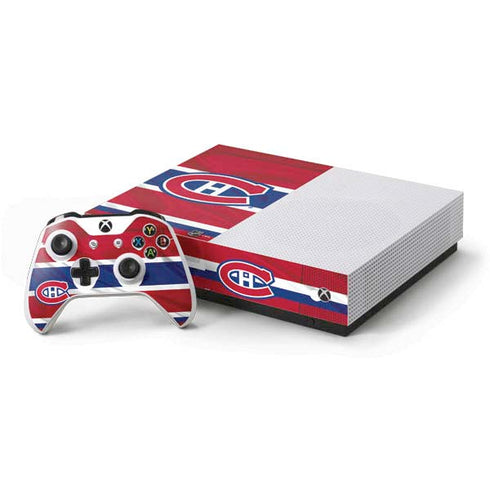 NHL Montreal Canadiens Home Jersey Xbox One S All-Digital Edition Bundle Skin