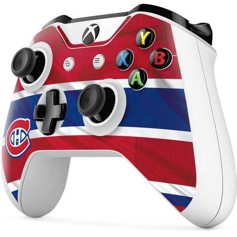 NHL Montreal Canadiens Home Jersey Xbox One S Controller Skin