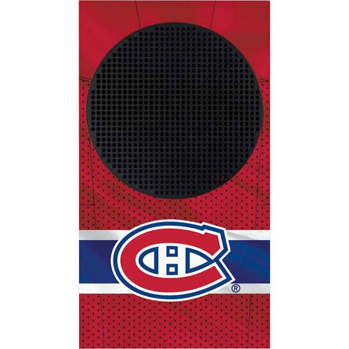NHL Montreal Canadiens Home Jersey Xbox Series S Console Skin