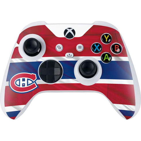 NHL Montreal Canadiens Home Jersey Xbox Series S Controller Skin