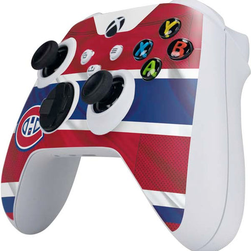 NHL Montreal Canadiens Home Jersey Xbox Series S Controller Skin
