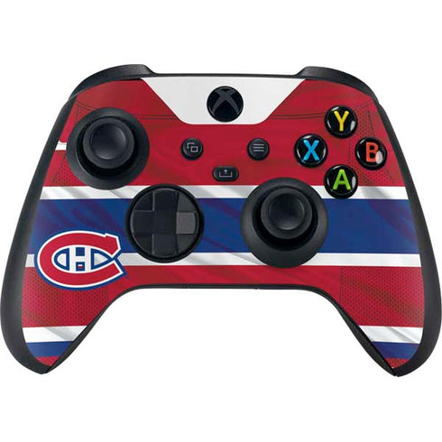 NHL Montreal Canadiens Home Jersey Xbox Series X Controller Skin