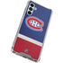NHL Montreal Canadiens Jersey Galaxy A13 5G Clear Case