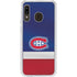 NHL Montreal Canadiens Jersey Galaxy A20 Clear Case