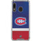 NHL Montreal Canadiens Jersey Galaxy A30 Clear Case