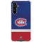 NHL Montreal Canadiens Jersey Galaxy A54 5G Clear Case