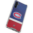 NHL Montreal Canadiens Jersey Galaxy A54 5G Clear Case
