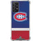 NHL Montreal Canadiens Jersey Galaxy A72 5G Clear Case