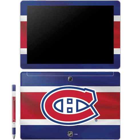 NHL Montreal Canadiens Jersey Galaxy Book 12in Skin