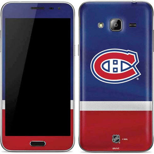 NHL Montreal Canadiens Jersey Galaxy J3 Skin