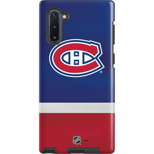 NHL Montreal Canadiens Jersey Galaxy Note 10 Pro Case