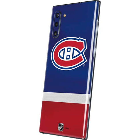 NHL Montreal Canadiens Jersey Galaxy Note 10 Skin