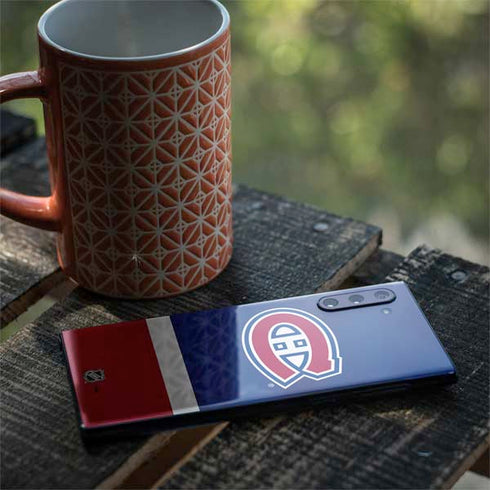 NHL Montreal Canadiens Jersey Galaxy Note 10 Skin