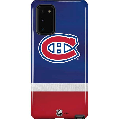 NHL Montreal Canadiens Jersey Galaxy Note20 5G Pro Case