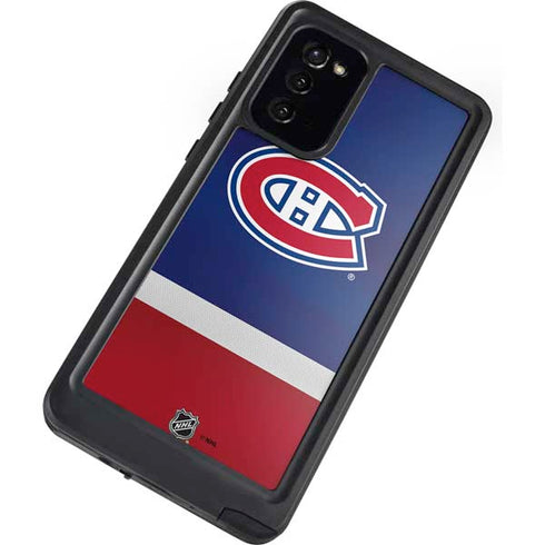 NHL Montreal Canadiens Jersey Galaxy Note20 5G Waterproof Case
