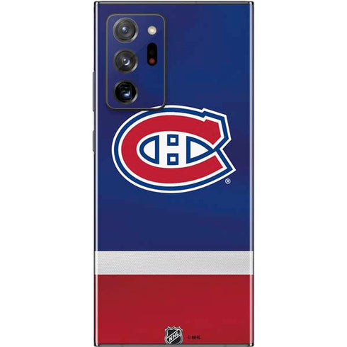 NHL Montreal Canadiens Jersey Galaxy Note20 Ultra 5G Skin