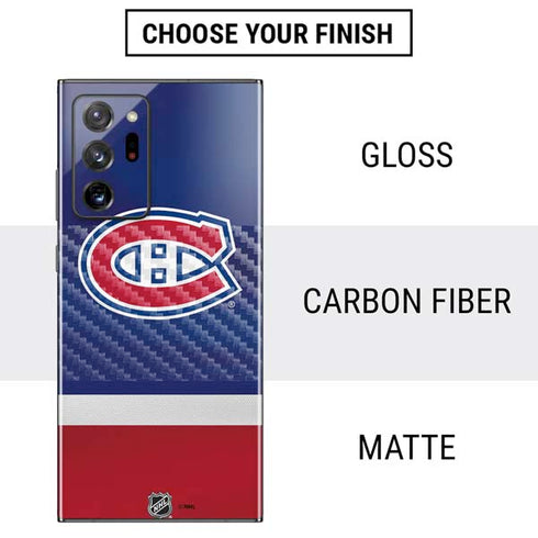NHL Montreal Canadiens Jersey Galaxy Note20 Ultra 5G Skin