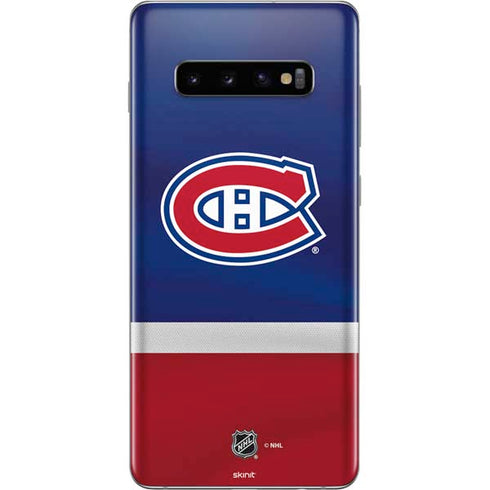 NHL Montreal Canadiens Jersey Galaxy S10 Plus Skin