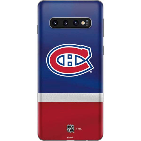 NHL Montreal Canadiens Jersey Galaxy S10 Skin