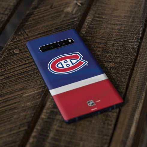 NHL Montreal Canadiens Jersey Galaxy S10 Skin