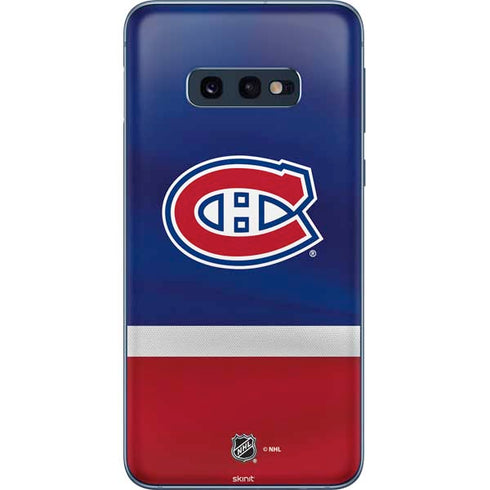 NHL Montreal Canadiens Jersey Galaxy S10e Skin