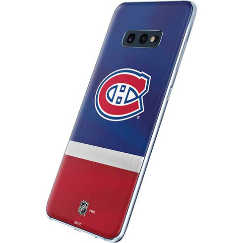 NHL Montreal Canadiens Jersey Galaxy S10e Skin