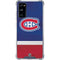 NHL Montreal Canadiens Jersey Galaxy S20 FE Clear Case
