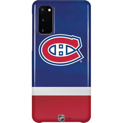 NHL Montreal Canadiens Jersey Galaxy S20 Lite Case