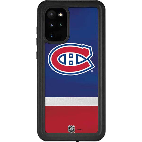NHL Montreal Canadiens Jersey Galaxy S20 Plus Waterproof Case