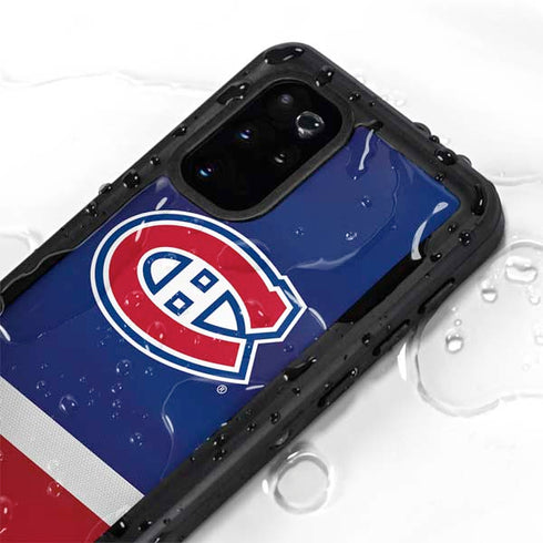 NHL Montreal Canadiens Jersey Galaxy S20 Plus Waterproof Case