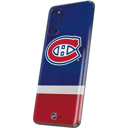 NHL Montreal Canadiens Jersey Galaxy S20 Skin