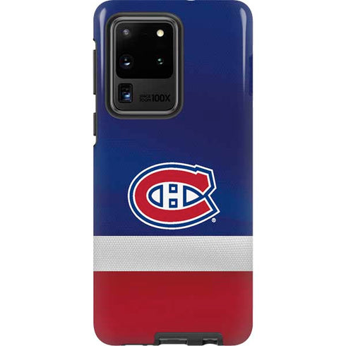 NHL Montreal Canadiens Jersey Galaxy S20 Ultra 5G Pro Case