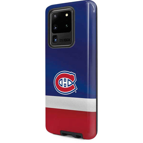 NHL Montreal Canadiens Jersey Galaxy S20 Ultra 5G Pro Case
