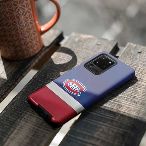 NHL Montreal Canadiens Jersey Galaxy S20 Ultra 5G Pro Case